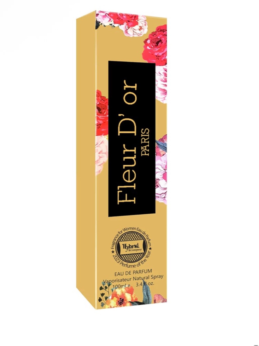 NEW IN BOX Hybrid & Company Fleur D'or Paris Eau De Parfum 3.4 FL OZ